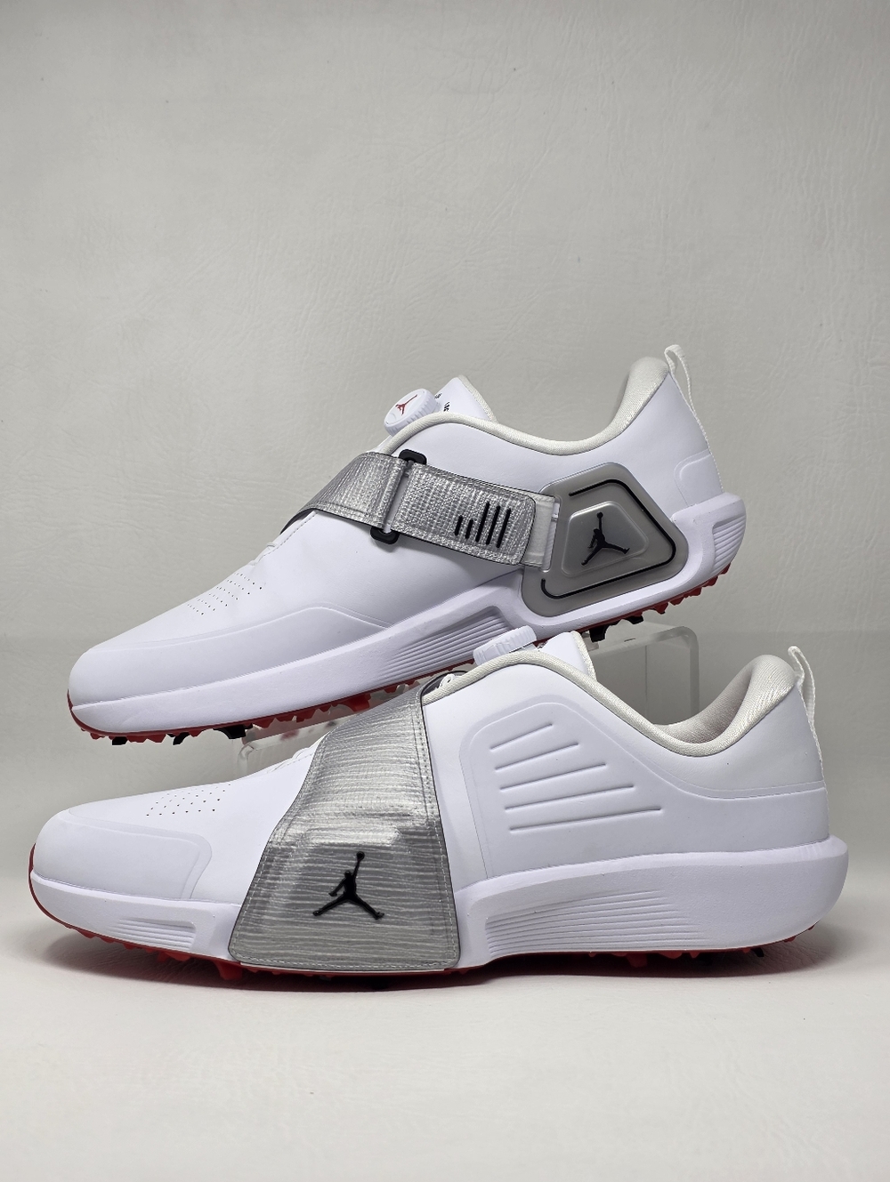 Nike Air Jordan Rev Golf White Black Metallic Silver FV6338-100 Mens Size 15 New - Picture 3 of 13